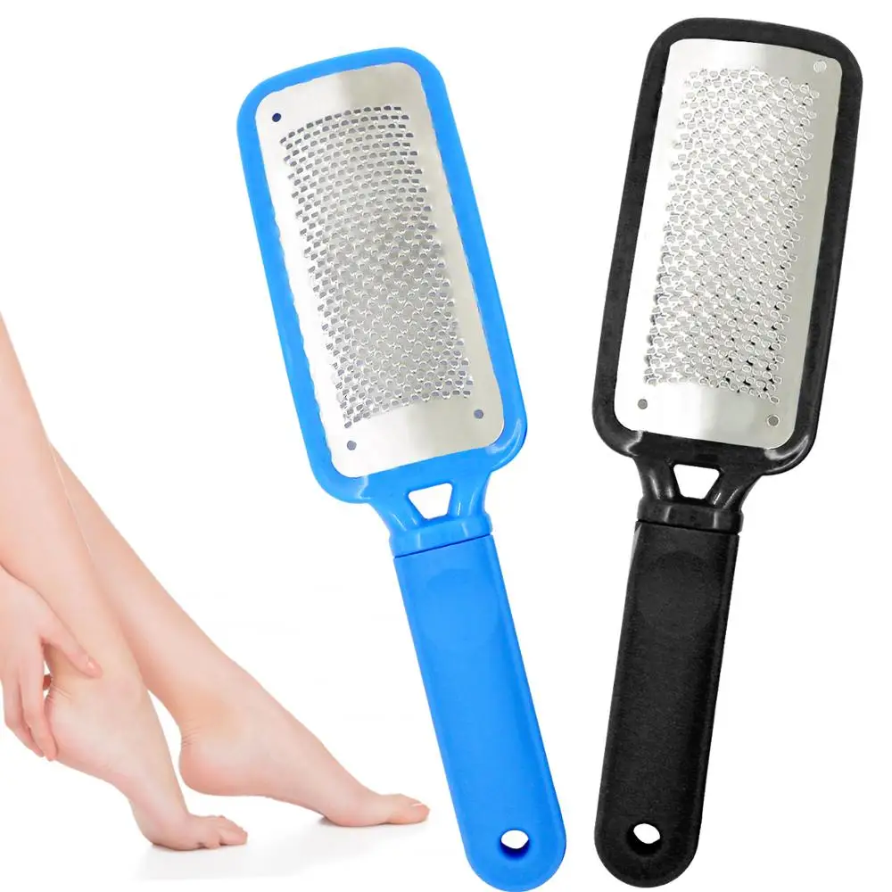

Sdatter Foot File pedicure Stainless Pedicure Tools Large Foot Rasp Scrubber Grater Dry Rough Dead Skin callus remover