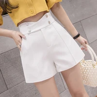 summer korean high waist shorts women wide leg loose ladies short casual feminino fashion clothes pantalones cortos ropa mujer