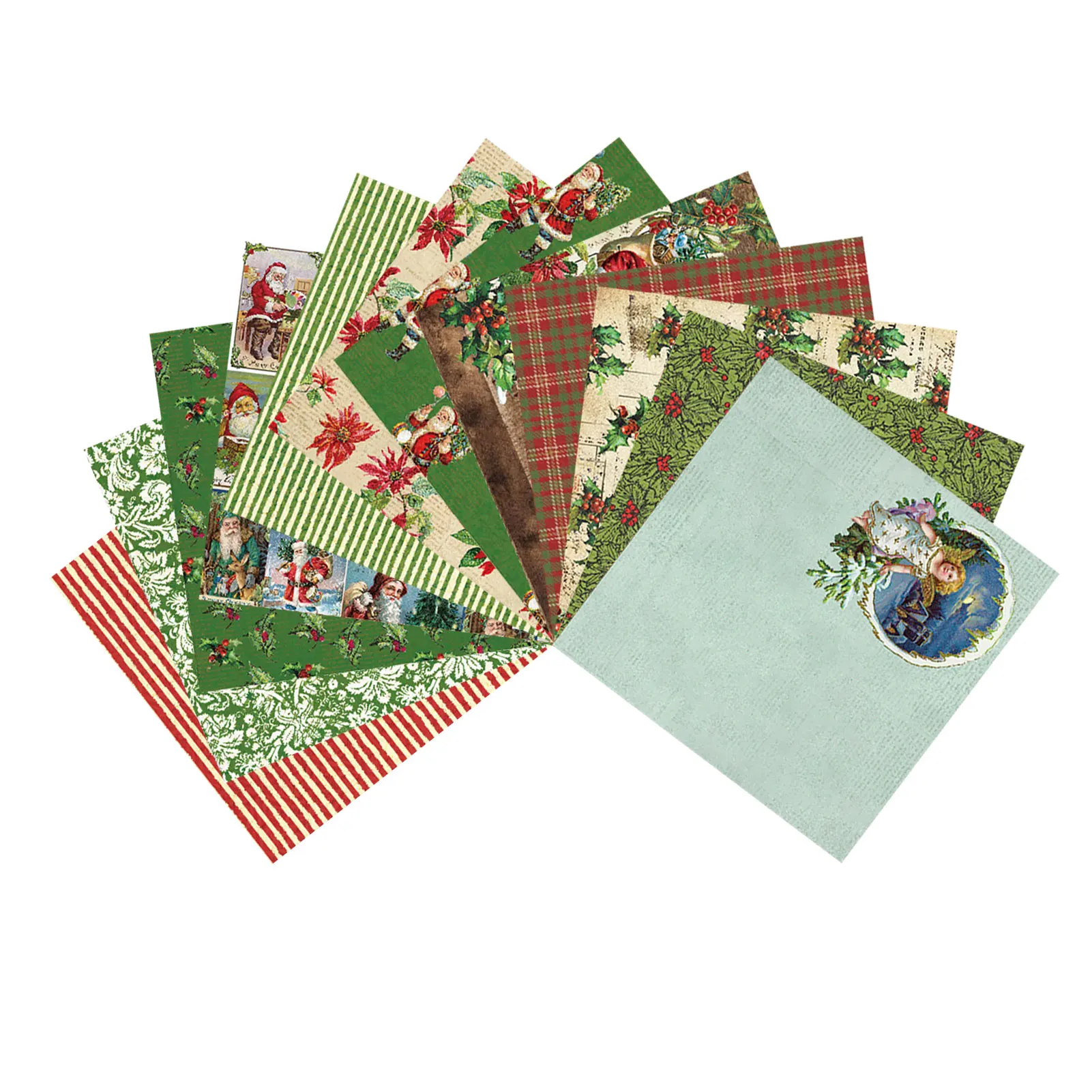 

Christmas Background Paper Season Scrapbooking Patterned 6 Inch DIY Photo Frame Background Decorative Paper For Card Making