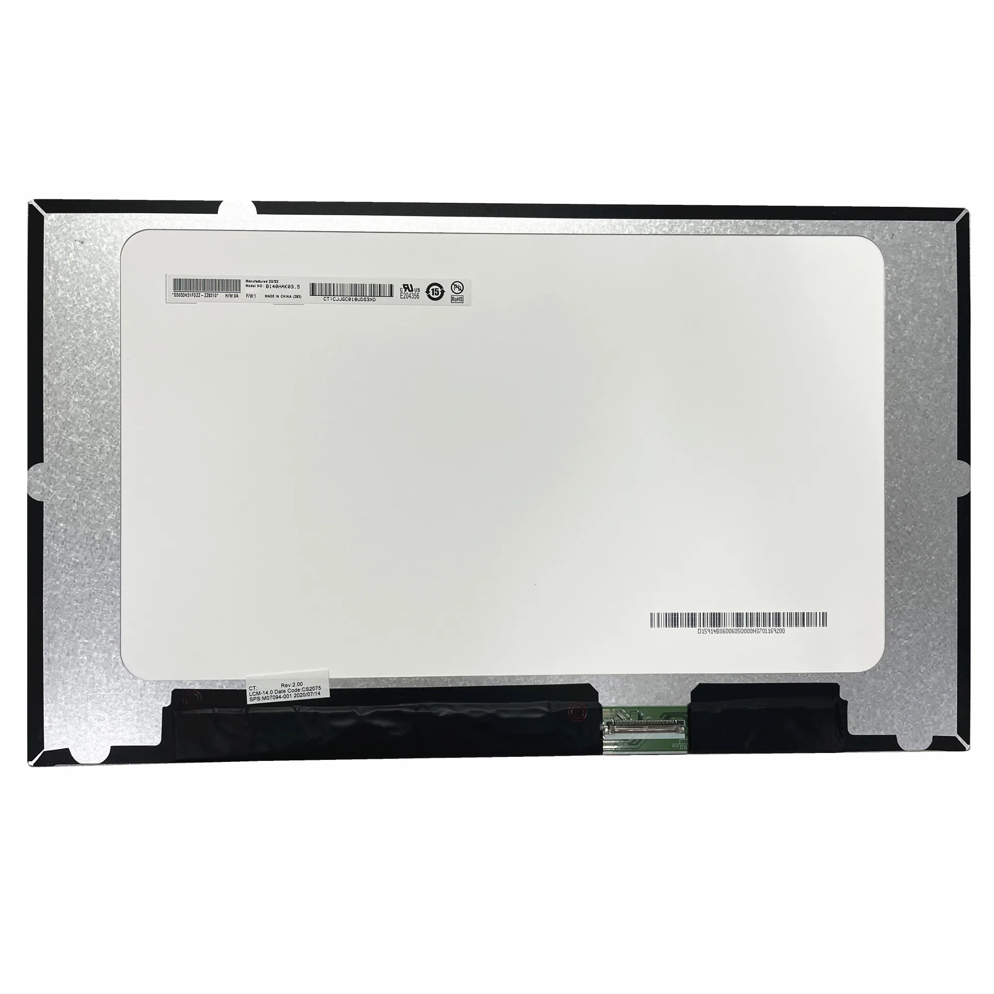 

B140HAK03.5 15,6-дюймовый ноутбук, планшетофон для HP 14,0 G7 EDP, 40-контактный телефон