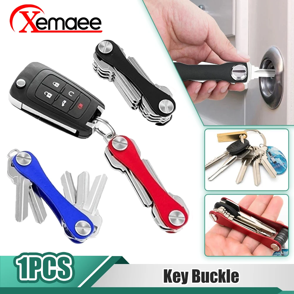 Купи Smart Keychain Compact Key Ornament Clip Organizer Storage Outdoor Keychain Home Organizer Metal Key Clip Aluminum Mini Keychain за 135 рублей в магазине AliExpress