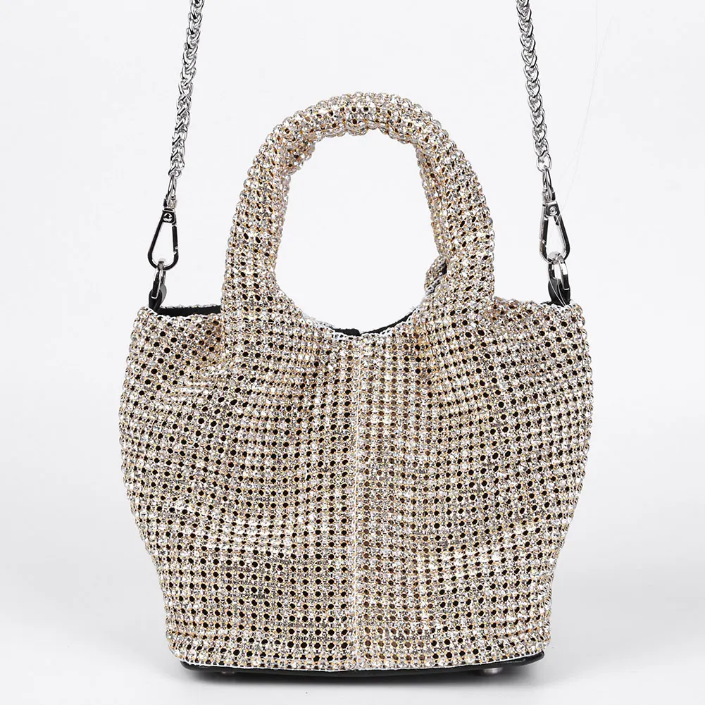 

Fashion Diamond Rhinestone Shoulder Crossbody Bag Women Elegant Evening Wedding Party Clutch Purses Travel Exquisite Handbags