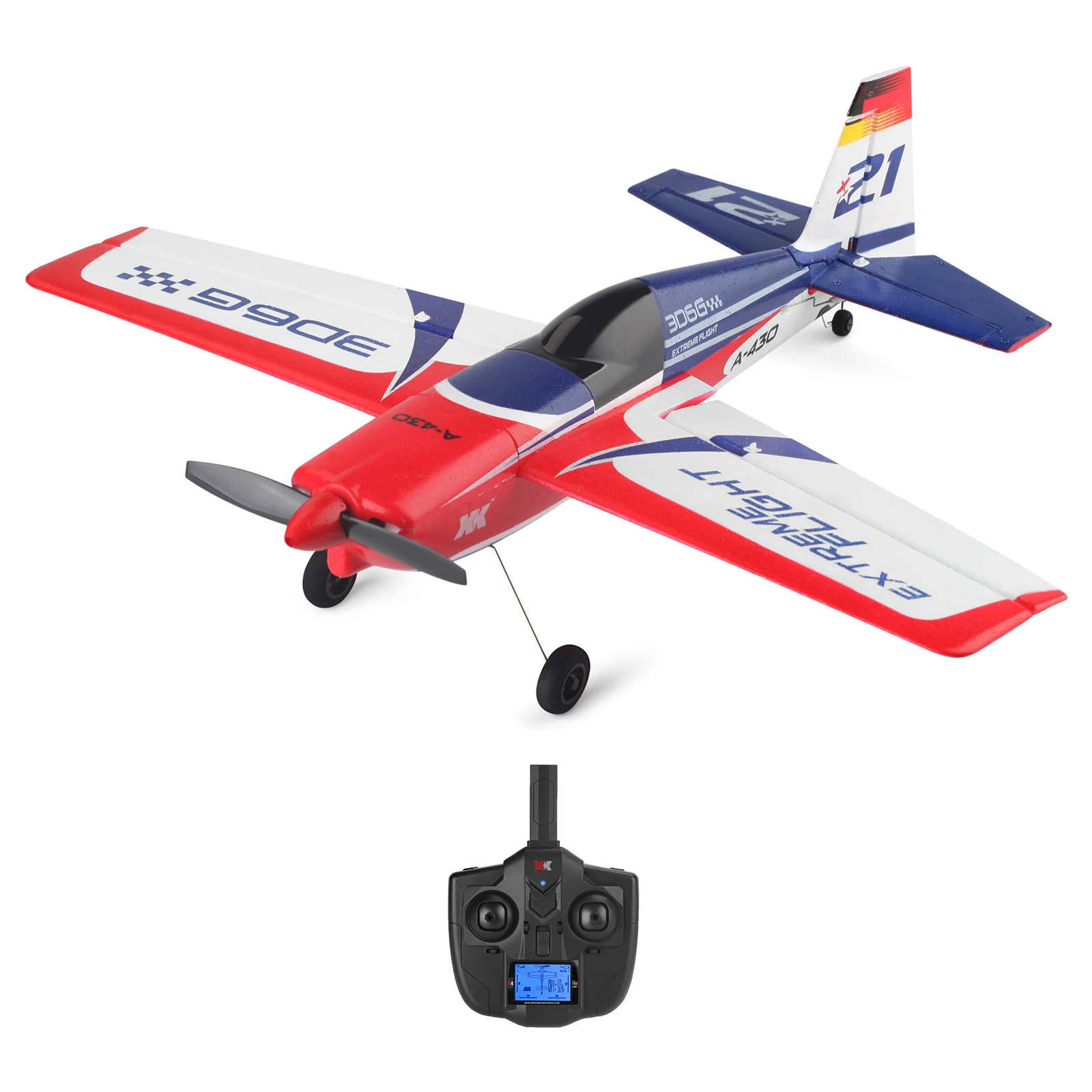 WLtoys XK A430 RC Plane 3D Modes 5CH Brushless Motor Easy to Fly Electric Remote Control Aircraft Toys