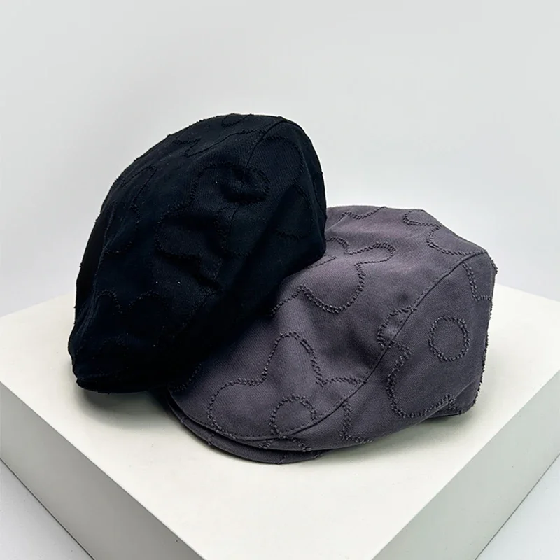 Новинка женские ретро шляпы с цветами и козырьком дышащие нишевые