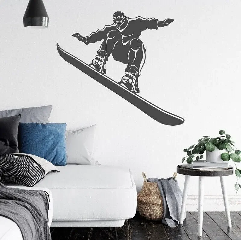 Наклейки на стену для экстремальных видов спорта наклейки лыж виниловые