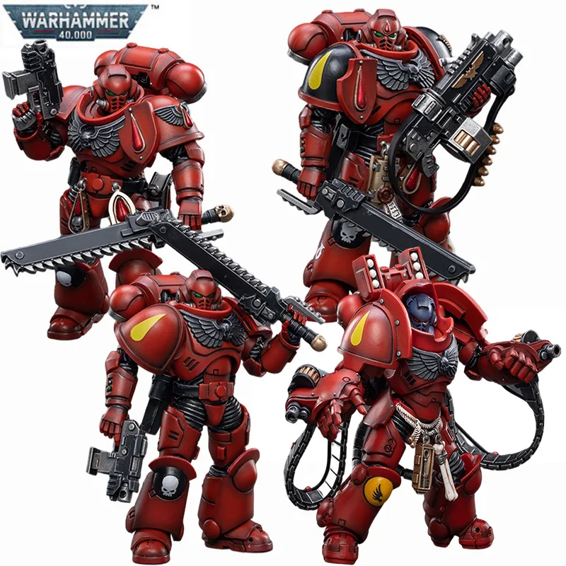 

Warhammer 40K 1/18 Space Marines Blood Angels Intercessors Brother Sergeant Ranian Marine 02 03 04 Anime Action Figure Model Toy