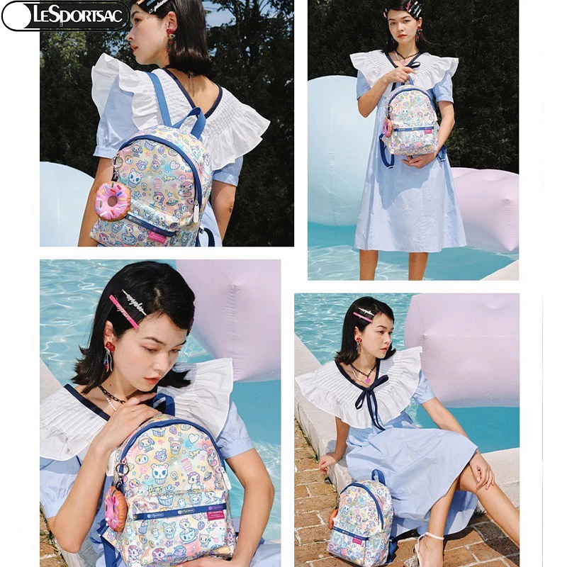 

Kawaii Tokidoki Cartoon Lesportsac Messenger Bag Cute Shoulder Bag Backpack Fashion Fun Print Backpack L1613418