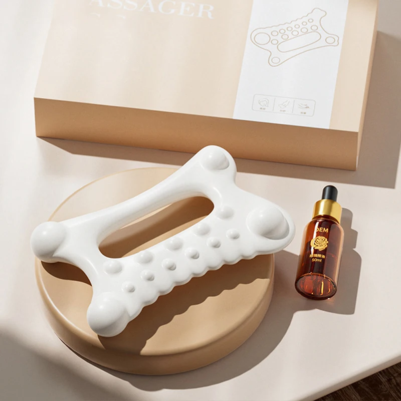 

1PC Facial Gua Sha Massage Board Resin Reduce Fat Static Free Portable Full Body Scraping Plate for Women Adults Pain Relief