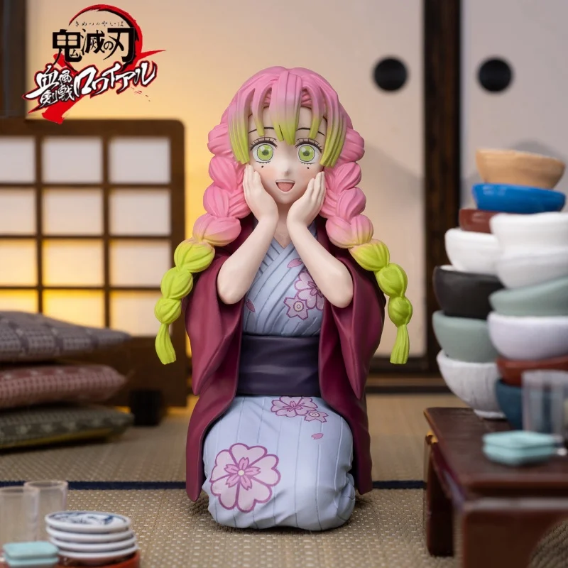 Sega Original Devil Killer Kanroji Mitsuri Advanced Chokonose Doll Love Pillar Ganlu Temple Miri Аниме Модель Игрушка в