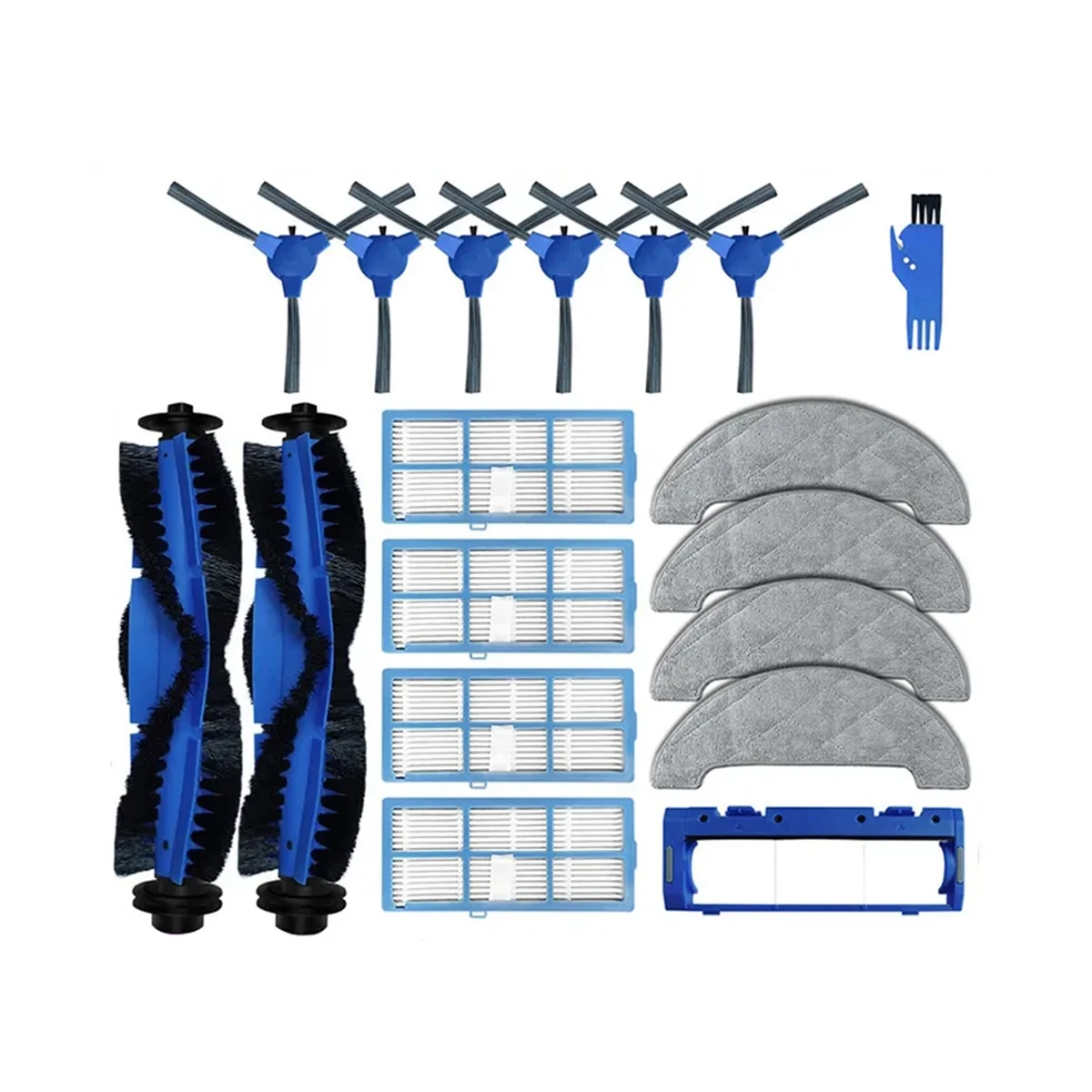 Сменная деталь для робота Hosome G9070 основная боковая щетка Hepa фильтр Швабра тряпка