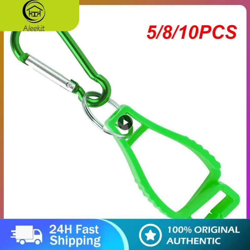 

5/8/10 шт., пластиковые зажимы для перчаток