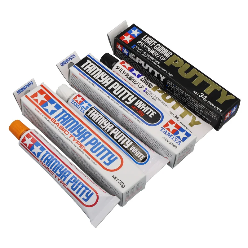 

TAMIYA 87076 Light-Curing Putty 87053 87095 Basic Type Toothpaste Putty for Plastic Model Joint Filling Making Hobby Craft Tools