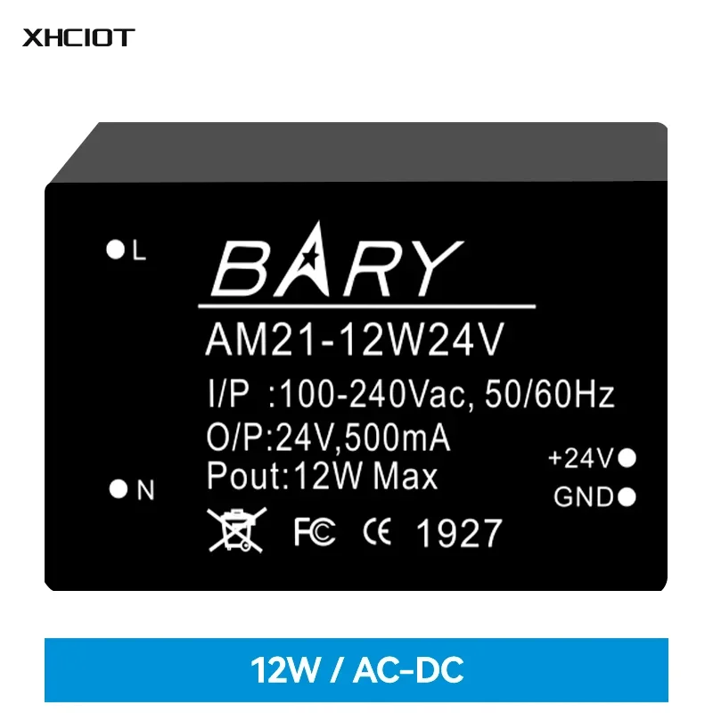 

AC-DC Buck Power Supply Module XHCIOT AM21-12W24V High Stability Industrial Grade Design 24VDC 12W IoT