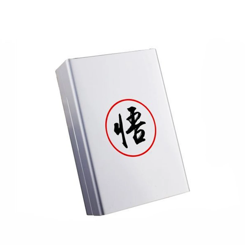 

Classic Japan Anime Name Printing Cigarette Case Can Hold 20pcs Cigarettes Large Capacity Aluminium Alloy Slide Cigarette Boxes