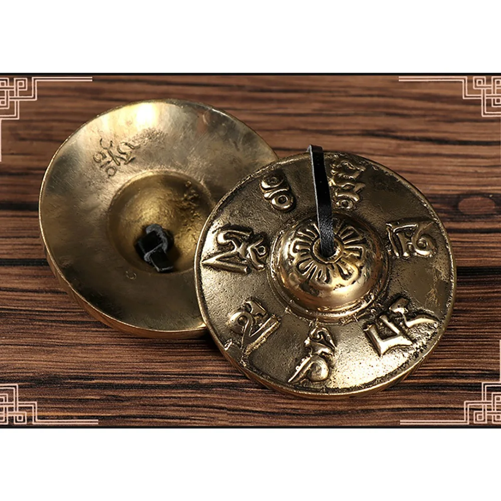 Тибетские тарелки Tingsha медитационные колокольчики 6 5 см для медитации и йоги