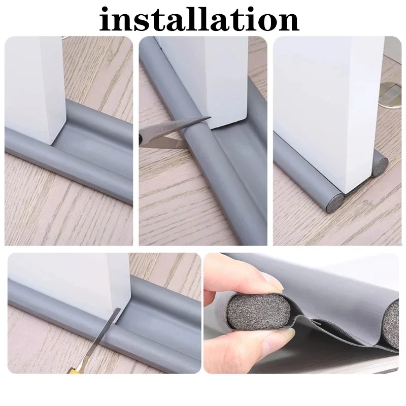 Уплотнительная лента для нижней части двери звукоизоляционная пена 96 см