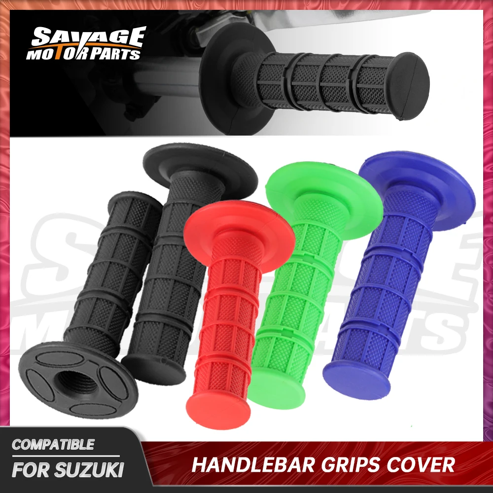 

Motorcycle Handlebar Grips Cover For SUZUKI DR DRZ RM RMZ 125 250 350 400 600 Dirt Pit Bike Handle Bar Anti-slip Cap Off-Road