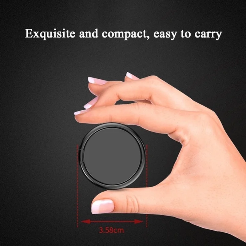 1/2PCS Magnetic Phone Holder Rotatable Luxury Metal Finger Ring Stand Desktop Mobile Phone Socket For Universal All Smartphone
