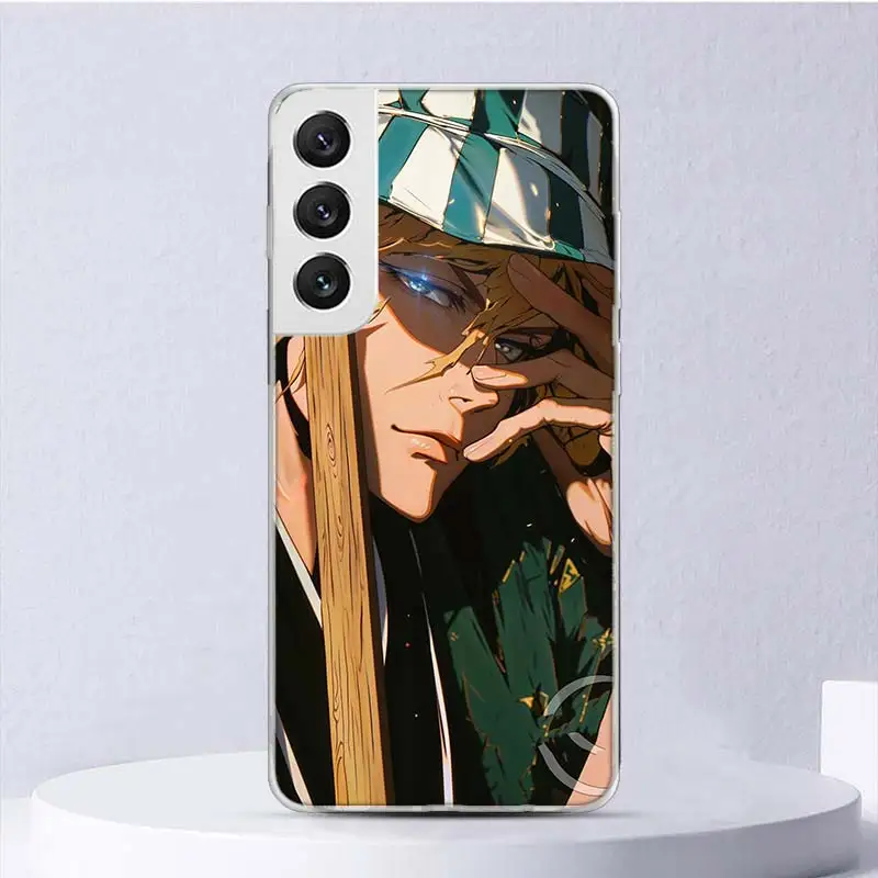 Мягкий чехол Bleach Kisuke Urahara для Samsung Galaxy Note 20 Ultra 10 Pro S10 Lite телефона S9 S8 Plus 9 8 S10E S7 A6 A7 A8 J4