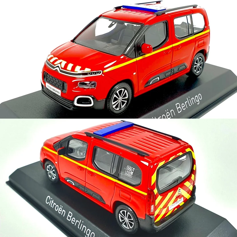 

Norev 1:43 For Citroen Berlingo 2016 Pompiers Van Limited Edition Simulation Resin Alloy Static Car Model Toys Gift