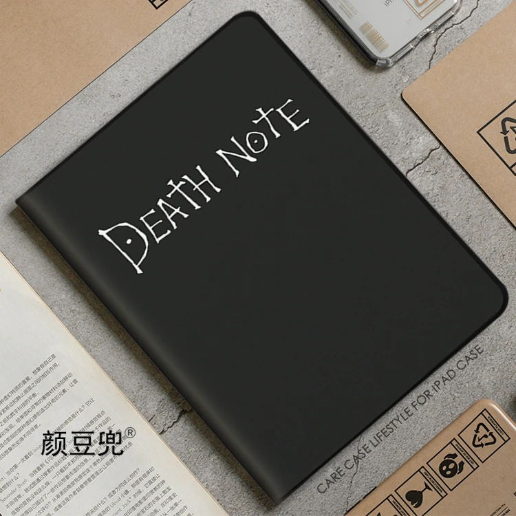 

Death Note Anime Case Samsung Galaxy Tab A7 Lite 8.7 2021 Case SM-T220/T225 Tri-fold stand Cover Galaxy tab s6 lite Tab A7 10.4