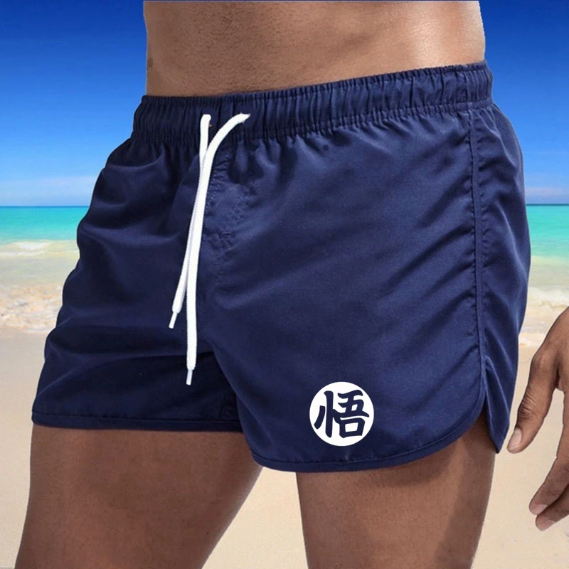

Шорты мужские с заниженной талией, брендовые пикантные плавки для пляжа, дышащая пляжная одежда, лето 2023