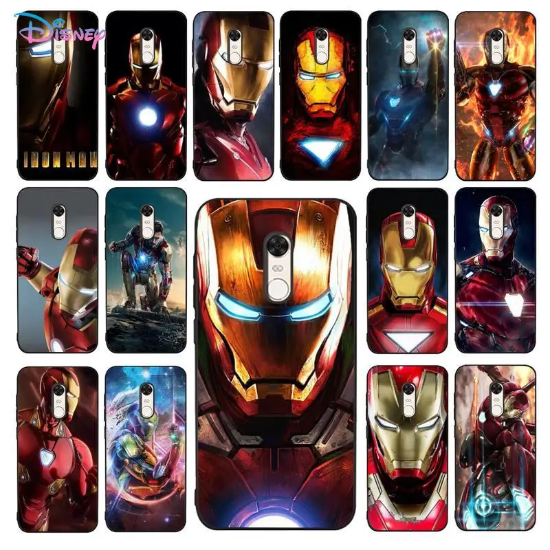 

Marvel Iron Man Phone Case for Redmi 5 6 7 8 9 A 5plus K20 4X S2 GO 6 K30 pro