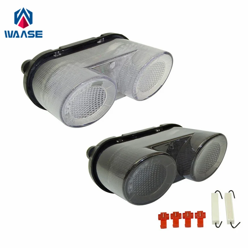 Waase для Yamaha YZF R1 RN04 2000 2001 E-Mark, стоп-сигнал, поворотники, встроенный светодиодный фонарь