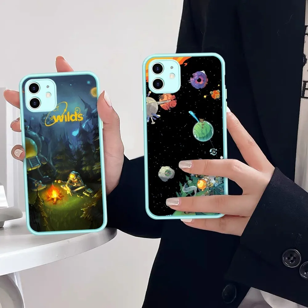 Outer Wilds Game Phone Case For IPhone 14 X XR XS 7 8 Plus 11 12 13 Pro MAX 13mini Matte Shockproof
