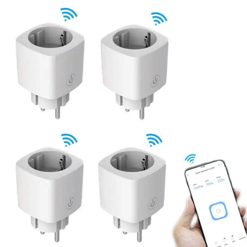 

Smart Socket Mutifunctional Timing Function Smart Plug Ewelink Timer Socket Wifi Socket Power Monitoring Voice Control Ewelink