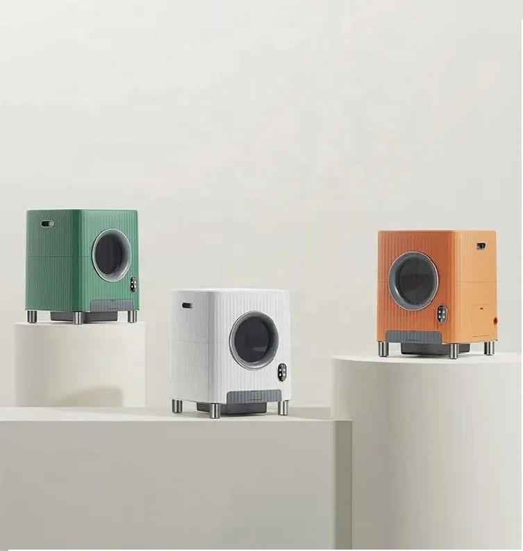 Высококачественный очень большой умный кошачий туалет самоочищающийся