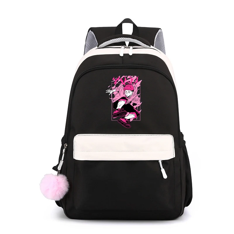 

Jujutsu Kaisen Backpack School Boys Girls Waterproof Bookbags Laptop Rucksack Nylon Bagpack Anime Jujutsu Kaisen Mochilas Travel