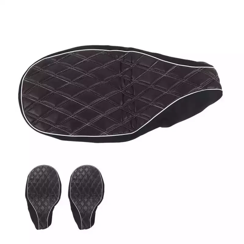 Saddle Leather Cover Cushion Cover Saddle Leather Cover Durable for Motorcycle Modification