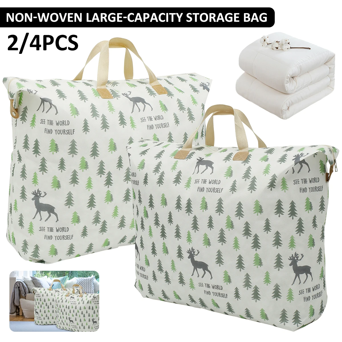 

2/4 шт., водонепроницаемые сумки-органайзеры для одежды