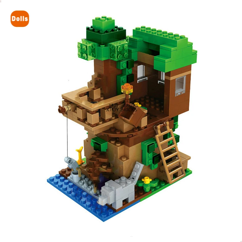 

312Pcs Bricks Tree House Set Model Building Blocks Boy Birthday Gift Kids Toys for Children