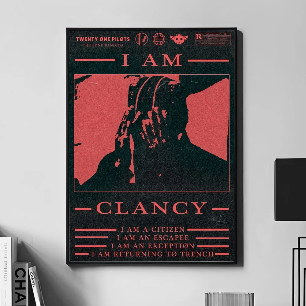 

Постер Rock Band T-21 P-pilot Clancy печать на холсте