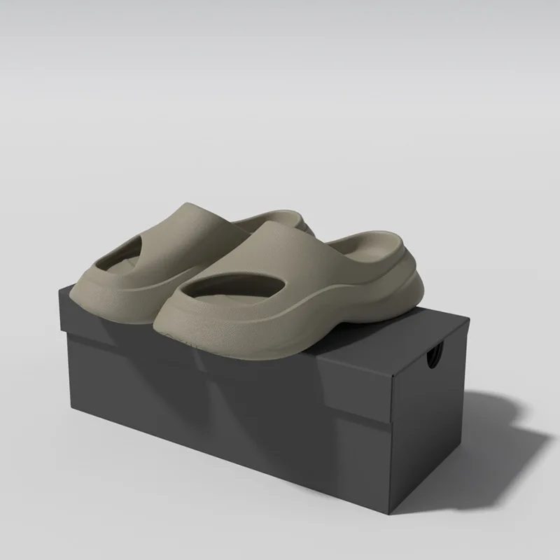 

EVA thick sole slippers women's summer outdoor sports sandals crocs sandals men's non-slip soft sole slippers beach shoes