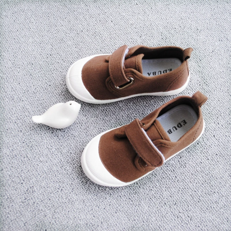 

2023 Spring New Kids Canvas Shoes Baby Boys and Girls School Casual Shoes Super Soft Comfortable Sneakers