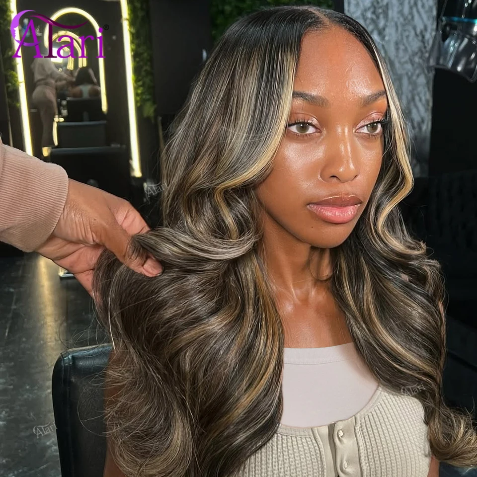 Прозрачный парик 13x6 13x4 кружевной фронтальный с объемной волной 5x5 парики из