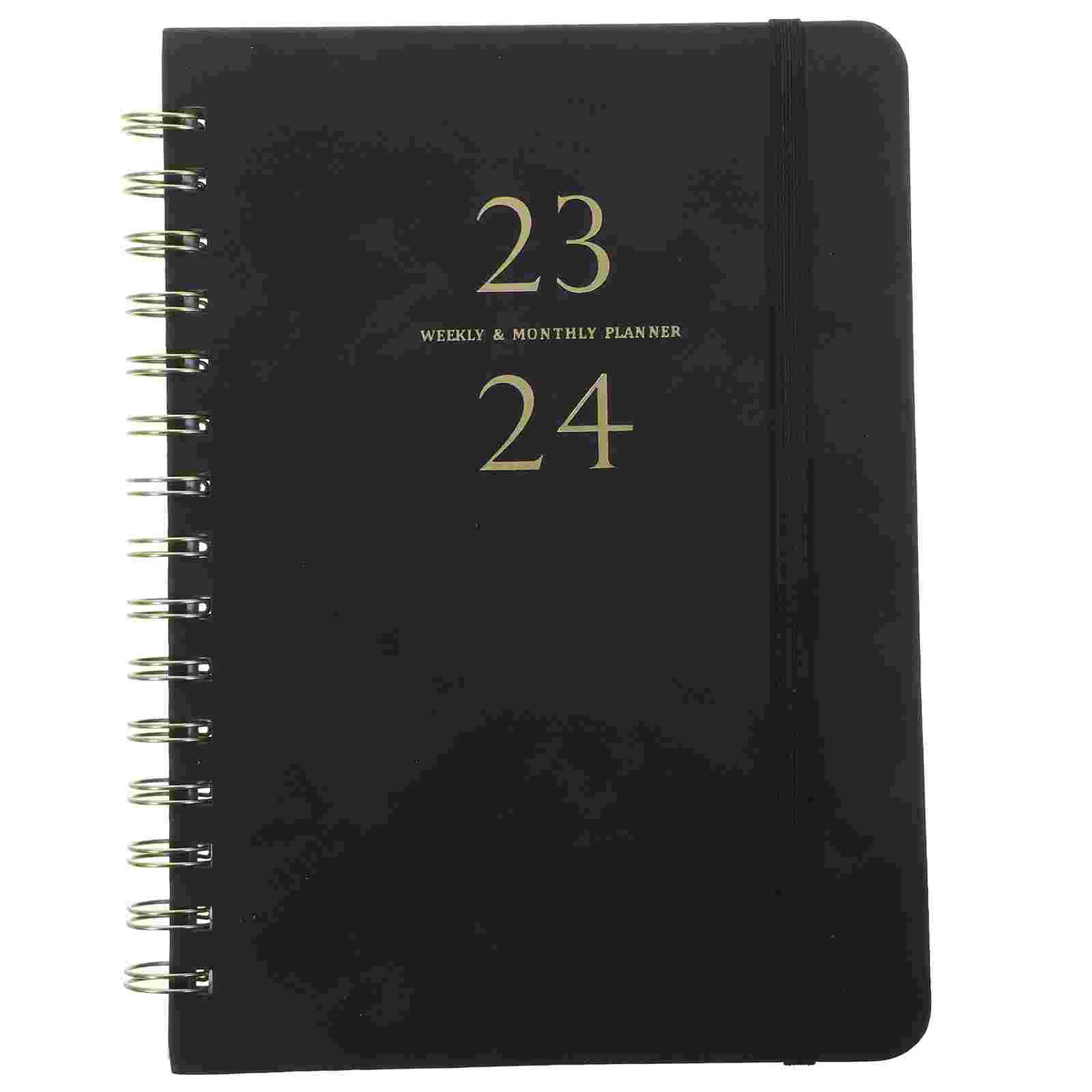 

Weekly Planner Daily Academic Notebook 2023-2024 Convenient Spiral Student Notebooks Agenda