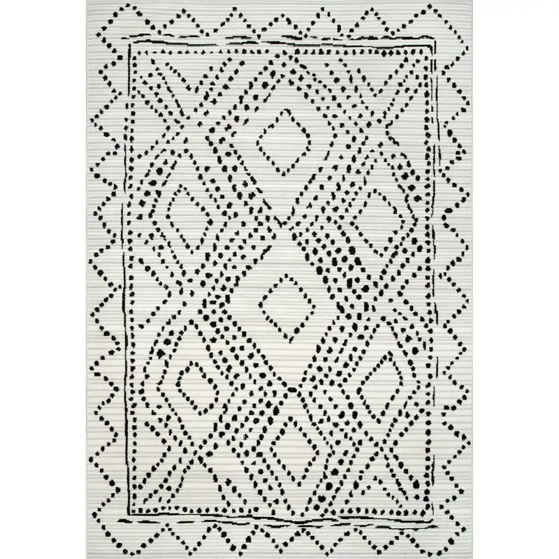 

Dotted Diamond Trellis Accent Rug, 3' x 5', Gray