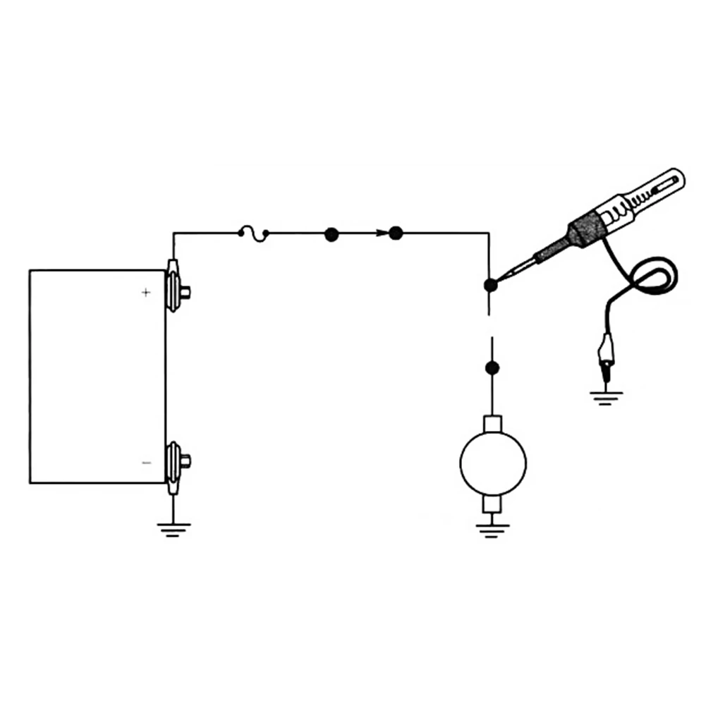 

Probe Test Pen Durable Electric Car Fuse Test Electrical Practical Voltage