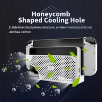 host base heat sink housing shell cover for switch oled diy cooler case for nintendo switch accessories