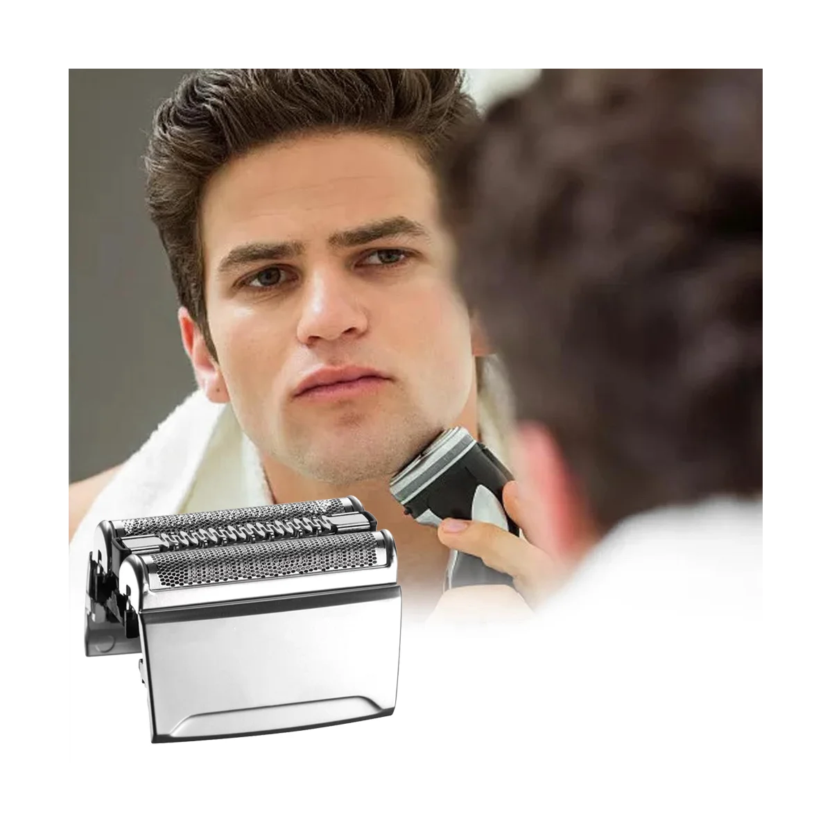 Электрическая фотоголовка с чистящей щеткой для Braun 52S 5 Series 5020S 5030S 5040S 5050S 5070Cc 5090Cc