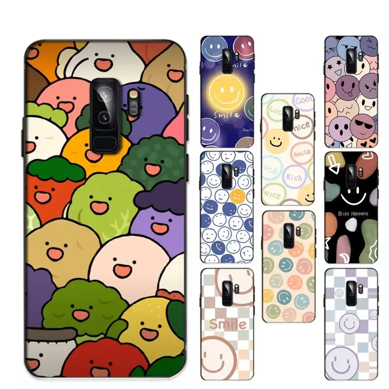 

Smiley face art Phone Case for Samsung S20 lite S21 S10 S9 plus for Redmi Note8 9pro for Huawei Y6 cover