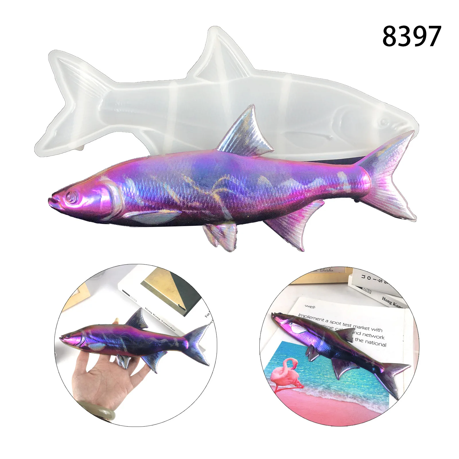 

Настенная подвесная Хрустальная капельница «сделай сам», серия лосося, океан, настенное украшение, Хрустальная капельница, форма