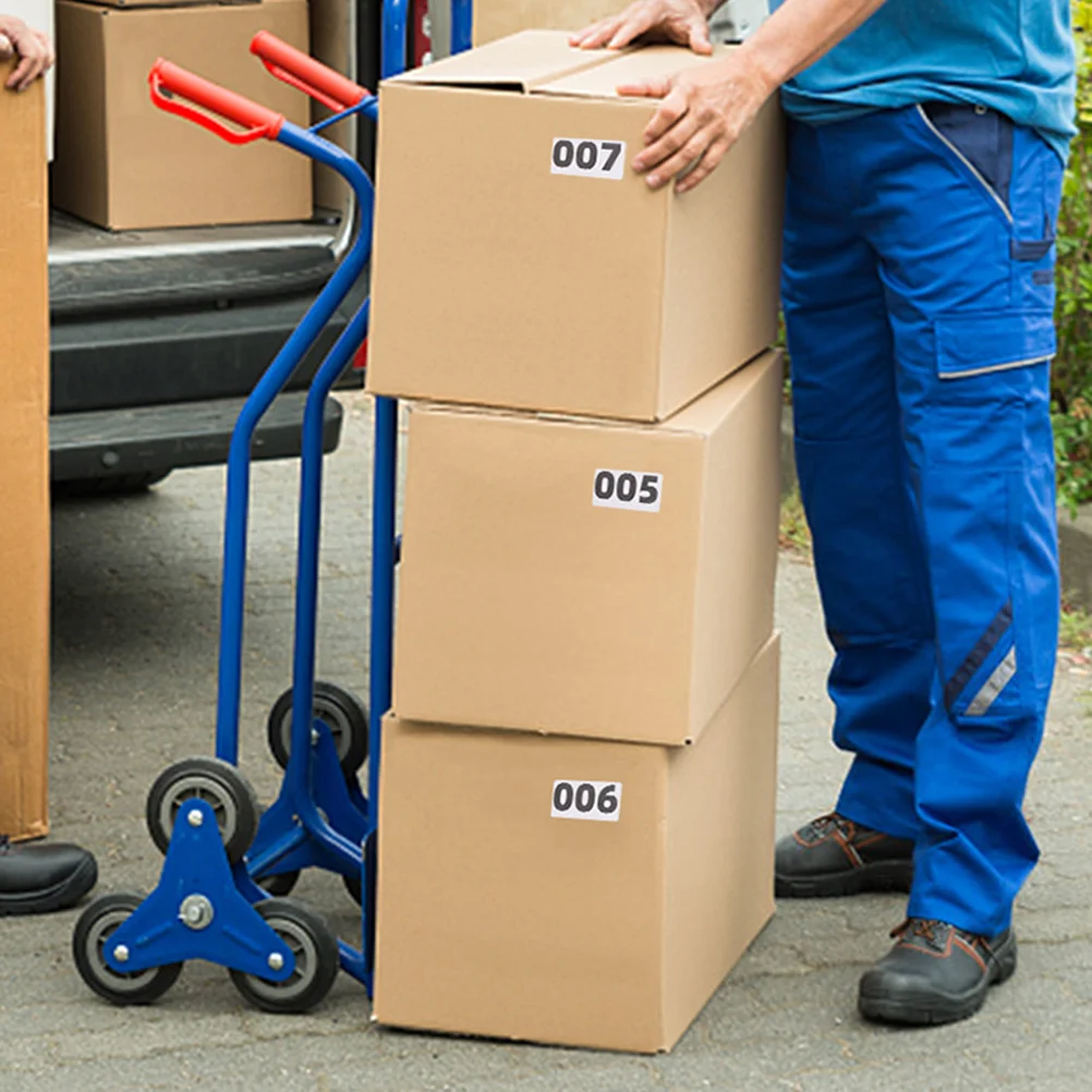 1-рулонные наклейки с городскими номерами этикетки номером маленькими