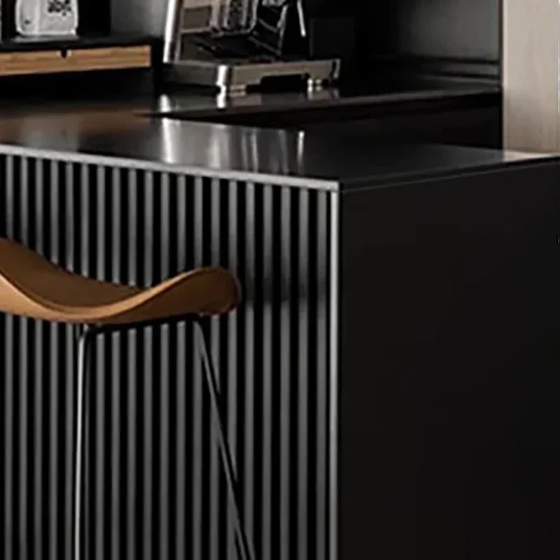 Черные скандинавские стойки регистрации стильная стойка офисная роскошная