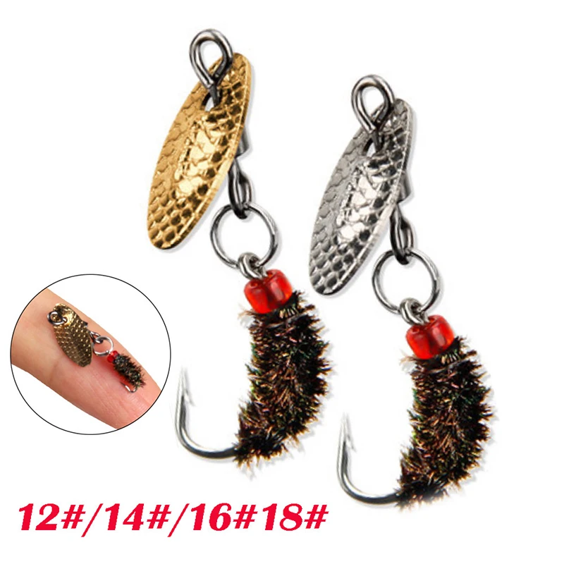 

10pcs Fly Hooks Flies Insect Lures Bait Fly Fishing Decoy Bait Sequins Fishhook Trout Nymph Fly Fishing Lure Natural Insect Bait