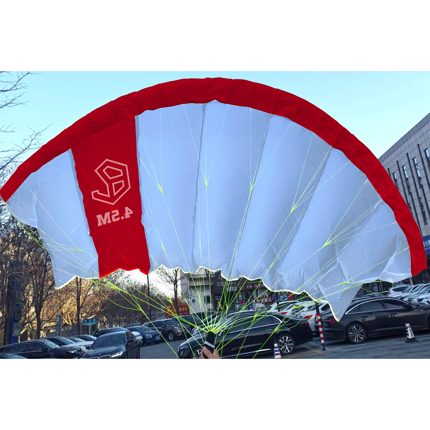 Фото Хит продаж: Кайт для кайтсерфинга Parawing 4.5M, для парапарашютного спорта, Rush Wave Kite, виндфойл, параплан, гидрофойл, комплект для вингфойла, серфборд №2